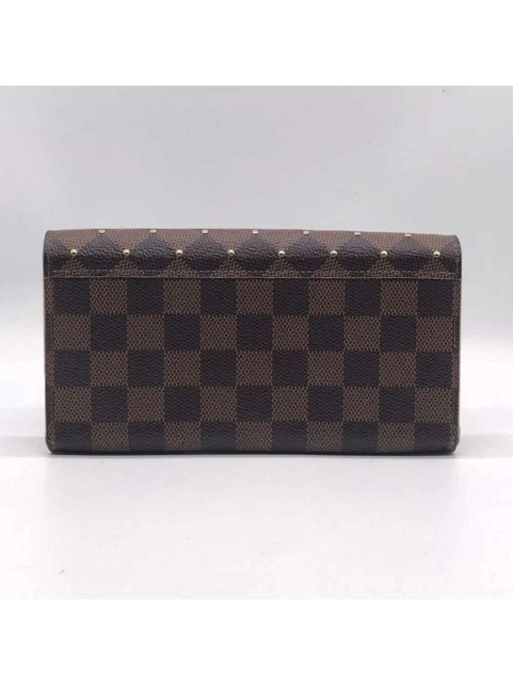 Louis Vuitton Damier Portefeuille Sarah Studded Wallet